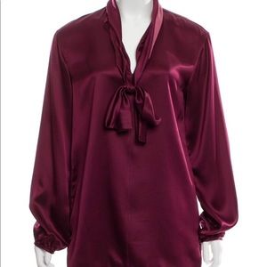 NWT Celine Silk Top